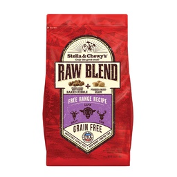 [+_B_Stella & Chewy's 狗糧 (BC: 00191)] Stella & Chewy's DOG Raw Blend Free Range Recipe GF Coat+Lamb+Elk 外層低溫烘焙狗乾糧+凍乾生肉粒-小羊撞鹿配方 (犬用) 22LB