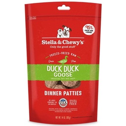 [+_B_Stella &amp; Chewy's 狗糧] Stella & Chewy's DOG 凍乾脫水狗糧 SC007 Freeze Dried Dinner Patties for dog - 鴨肉及鵝肉配方 05.5oz