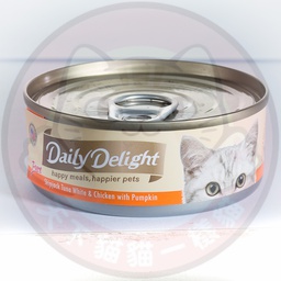 [C.A02]_cDD42] Daily Delight Pure DD42 Skipjack Tuna White & Chicken with Pumpkin 80g 白鰹吞拿魚+雞肉+南瓜 DD42