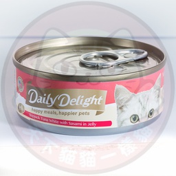 [C.A02]_cDD54] Daily Delight Jelly DD54 Skipjack Tuna White with Sasami  80g 無穀物低鎂白鰹吞拿魚+雞胸肉 DD54