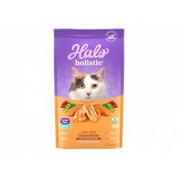 [B02] BHalo_03 室內雞 34024] (新裝) Halo 自然光環貓糧 Holistic Grain Free INDOOR Cage-Free Chicken Recipe Healthy Weight Support 3lb 無穀物室內貓 健美體態 雞肉 3磅 (34024)