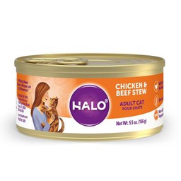 [C09]_cHalo_5.5_40084] HALO 貓罐頭 Chicken & Beef STEW 5.5OZ 無穀野生雞肉&牛肉主食罐 40084