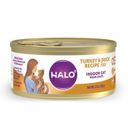 [C09]_cHalo_5.5_50001] (有現貨~)HALO 貓罐頭 Indoor Turkey & Duck Pate 5.5OZ 健美體態火雞&鴨肉主食罐 50001