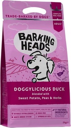 [+_B_BHD12_DOG_紫紅色12KG] Barking Heads 無穀物全天然成犬配方（放養鴨肉）12KG(紫紅色)BHD12(訂貨需時3-5天)