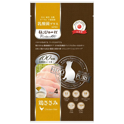 [ZY]  Riverd Republic 100 (chicken) 129337] Riverd Republic NECO PUREE 4本 Premium100 日本製無添加天然保健肉泥棒 乳酸菌 (雞柳Chicken) 4本(RR-933)