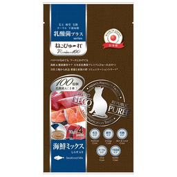 [ZY]  Riverd Republic 100 (Seafood mix) -4 129245] Riverd Republic NECO PUREE 4本 Premium100 日本製無添加天然保健肉泥棒 乳酸菌 (海鮮盛合Seafood Mix- 吞拿魚、鰹魚、三文魚) 4本