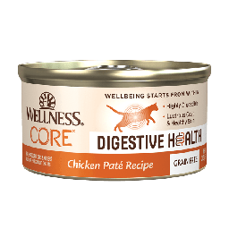 [C04]_cWel_3_WCDH_Chi] Wellness CORE Digestive Health Cat Canned Food - Chicken Pate 消化易無穀物雞肉配方主食貓罐頭 3oz (無麩質無卡拉膠)