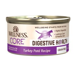 [C04]_cWel_3_WCDH_Tur] Wellness CORE Digestive Health Cat Canned Food - Turkey Pate 消化易無穀物火雞肉配方主食貓罐頭 3oz (無麩質無卡拉膠)
