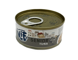 [C10]_Cvif_075_SC1] Felina Canino VIF Senior Tuna in Gravy 75g 吞拿魚老貓配方鮮味貓罐頭 75克 (無卡拉膠)