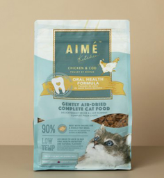 [C11]_DAime_276839_大藍] Aime Kitchen Oral Health 1KG Air Dried【CHICKEN & COD】Complete Cat Food  口腔強健配方 風乾鮮肉貓糧 雞肉+鱈魚 (AKACC12)