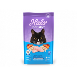 [B02] BHalo_10 敏感魚 35222] (新裝) Halo 自然光環貓糧 Holistic Healthy Grains ADULT Wild-Caught Whitefish Recipe Sensitive Stomach Support 10lb 成猫 敏感腸胃 白魚 10磅 (35222)