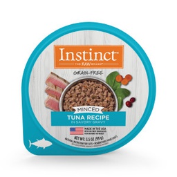 [C08]_cNV 滋味杯吞拿魚] INSTINCT® CAT FOOD MINCED REAL Tuna RECIPE3.5oz 本能天然主食滋味杯吞拿魚配方3.5oz