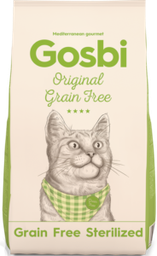 [B03]_BGosbi Sterilization 7kg] [斷貨中, 未有返貨日期, 可訂貨等貨到]Gosbi Cat (GF草綠7kg) Grain Free Sterilised 成貓無穀物絕育蘇果配方 7Kg