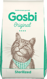 [B03]_BGosbi sterilized 3kg] Gosbi Cat (綠3kg) Sterilised 成貓絕育及體重控制貓糧3Kg (Expiry Date: 12/22)