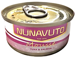 [C06]_CNun_060_NU32粉] Nunavuto NU32 Tuna & Slamon Mousse 純吞拿魚三文魚慕絲 60g