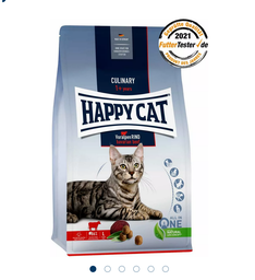 [B07] B_HC_Culinary_RIND Beef 4] Happy Cat (新裝) [[ CULINARY -Voralpen-RIND bavarian beef ]] 1+ years (Adult) 成貓牛肉 (潔齒大顆粒) 4KG (70559)