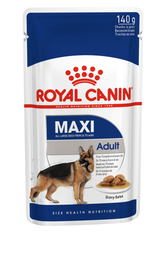 [+_B_RCSHN DOG MAXI ADULT P 140GX10] Royal Canin - Health Nutrition 健康營養系列 Maxi Adult Dog (Gravy) 140GX10 大型成犬營養主食濕糧(肉汁)140克x10[訂貨需時2-3天](原裝行貨)