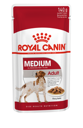 [+_B_RCSHN DOG MED ADULT P 140GX10] Royal Canin -  Health Nutrition 健康營養系列 Medium Adult Dog (Gravy) 140GX10 中型成犬營養主食濕糧(肉汁)140克x10[訂貨需時2-3天](原裝行貨)