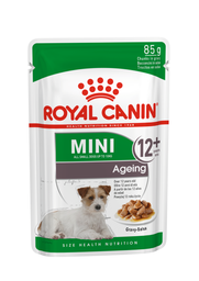 [+_B_RCSHN DOG MINI AGEING P 85GX12] Royal Canin - Health Nutrition 健康營養系列 Mini Ageing 12+ Dog (Gravy) 85Gx12 小型老犬12+營養主食濕糧(肉汁)85克x12[訂貨需時2-3天](原裝行貨)