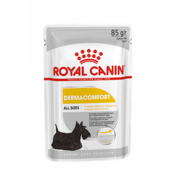 [+_B_RCCCN DOG DERM P-LOAF 85GX12] Royal Canin Care Nutrition 加護系列 Dermacomfort Adult Dog (Loaf) 85GX12 成犬皮膚舒緩加護主食濕糧(肉塊) 85克x12 [訂貨需時2-3天](原裝行貨)