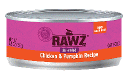 [C_RAWZ_085(02032細鮮橙)] RAWZ Shredded Chicken & Pumpkin 雞肉+南瓜 Cat Food Recipe 肉絲主食貓罐 85g