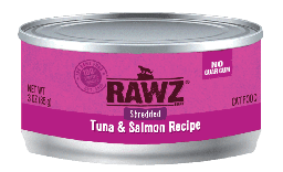 [C_RAWZ_155(02038大桃)] RAWZ Shredded Tuna & Salmon 吞拿魚+三文魚 Cat Food Recipe 肉絲主食貓罐 155g