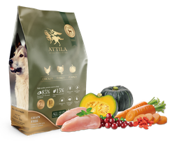 [+_B_Attila_LA3600_狗糧] ATTILA 阿提拉狗糧 Chicken & Turkey & Pumpkin 雞肉+火雞肉+南瓜 6kg 無穀全齡狗糧 (LA3600)(訂貨2-3天)