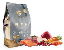 [+_B_Attila_LA2200_狗糧] ATTILA 阿提拉狗糧 Beef & Salmon & Apple 黑牛+鮭魚+蘋果 2kg 無穀全齡狗糧 (LA2200)(訂貨2-3天)
