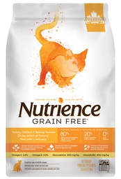 [B_Nutrience_C2541] NUTRIENCE Grain Free 2.5KG Turkey & Chicken & Herring Formula 無穀物 火雞+雞+鯡魚 全貓配方 (C2541)