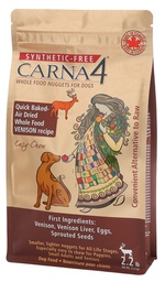 [+_B_Carna4_CN3560] CARNA4 小型全犬糧 10LB Quick Baked Air Dried Grain Free Easy-chew VENISON Formula 卡娜芙 無穀物烘焙風乾 鹿肉(訂貨2-3天)