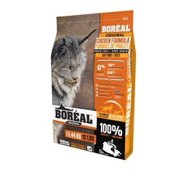 [B02] BBoreal 12磅 (橙)] Boreal 12lbs 無榖物雞肉全貓配方 12磅 (橙)