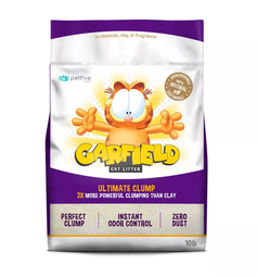 [.LGar010Pur] Garfield Cat Litter 加菲貓凝結貓砂 (天然貓砂) 粗顆粒可沖廁 紫 10Lb