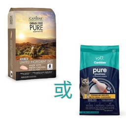 [B04]_BCanidae P Chicken 10 (3517)] CANIDAE Cat Grain-Free PURE Limited Ingredient Chicken Recipe 10磅 無穀物雞肉配方全貓糧 Elements新舊裝隨機 (Expiry Date: 3/2月/2023) (3517)